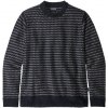 Pánsky sveter Patagonia RECYCLED WOOL-BLEND - tmavo modrá XL