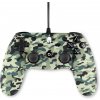 PS3/ovladač drátový Spartan Green Camo