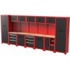 Feistos Juno 12 modulárna skriňa na náradie, čierno - červená 462 x 46 x 198 cm FE302012 Feistos
