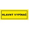 Samolepka Hlavný Vypínač 105x35mm - 100ks veľkoobchod