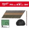 Milwaukee 4932492601 Páskované rámové hřebíky s D-hlavou 34°, 70 mm RS/B/SC1 (2 200 ks)