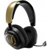 SteelSeries Arctis Nova 7 WOW Edition Bluetooth Bezdrôtovým Herný Headset – čierny/zlatý