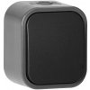 Povrchová trojcestná spínač B2, 10A, 250V, IP54, WNT-5B2, sivá/čierna