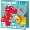 Puzzle - Jarmelo Jarmelo Magnetické svietiace puzzle 3v1 Dinosaury