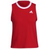 adidas Club Knot Tank vivid red white