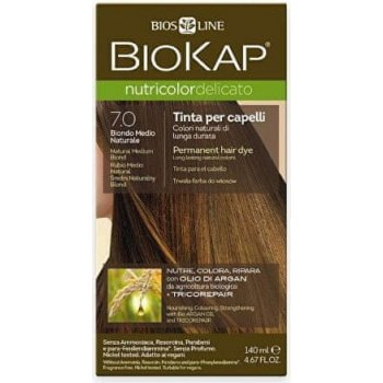 Biosline Biokap farba na vlasy 7.0 Blond přírodní střední 140 ml