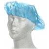 Čiapka baretka netkaný textil s gumičkou modrá 100 ks