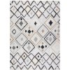 Dywany Łuszczów Kusový koberec Cooper Sisal Diamonds 22236 ecru/black – na von aj na doma - 80x150 cm Béžová