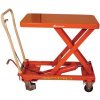 Mobilný hydraulický zdvíhací stôl Bishamon, do 300 kg, doska 81,5 x 50 cm