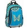 Bagmaster Dievčenský školský plecniak MERCURY 9 B TURQUOISE/WHIT
