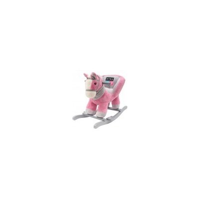 Hojdacia hračka s melódiou PlayTo rúžový koník Ružová