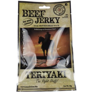 Beef Jerky Teriyaki Bez lepku Bylinky ovocie a iné 50 g