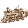 Robotime 3D drevené mechanické puzzle Parní lokomotiva 350 ks