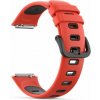 eses Silikónový športový remienok pre Huawei Band 7 - Červeno čierny