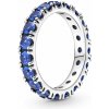 PANDORA eternity prsteň s modrými krištáľmi 190050C02