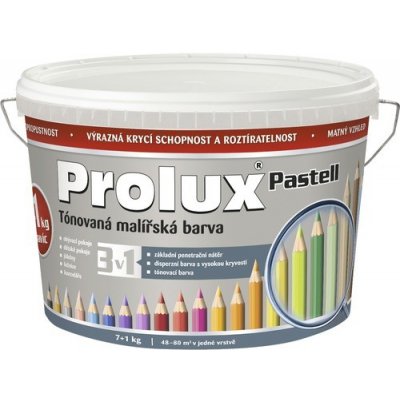 Prolux Oteruvzdorná farba na stenu Pastell sivá 7 kg + 1 kg