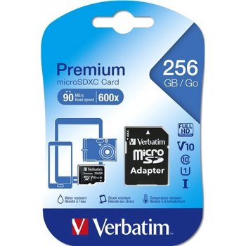 Verbatim microSDXC UHS-I 256GB 44087