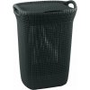 koš 57l na použité prádlo,hnědý KNIT