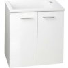 Aqualine Aqualine, ZOJA umývadlová skrinka 49x50x24,6cm, 2 dvierka, biela, 51047A