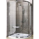 Ravak Pivot Sprchovací štvrťkruhový kút PSKK3-80 satin Transparent