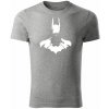T-ričko Batman pánske tričko Farba trička: Tmavosivá, Farba potlače: Biela, Veľkosť: 4XL