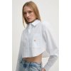 Bavlnená košeľa Calvin Klein Jeans J20J225078 modrá L