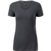 MALFINI PREMIUM Tričko Action V-neck, dámské, krátký rukáv MAL-7018314 M Antracitová světlá