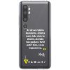 Picasee silikónový prehľadný obal pre Xiaomi Mi Note 10 (Pro) - Kazma - SVĚT PATŘÍ TĚM, CO SE NEPOSEROU