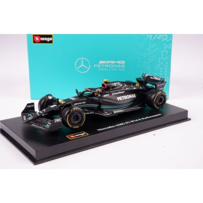 BBurago Kovový model Mercedes W14 Lewis Hamilton 2023 BBurago Signature 1:43