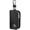 KOŽENÉ PUZDRO na kľúče TOYOTA logo KĽÚČIK do auta ELEGANTNÁ kľúčenka