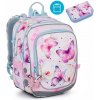 Topgal Ľahučká Školská Taška S Motýľmi Endy 24002 S Peračníkom