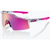 Slnečné okuliare 100% Speedcraft SL polished translucent grey/purple multilayer mirror