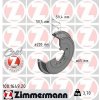 Brzdový bubon OTTO ZIMMERMANN 100.1649.20