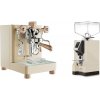 Lelit Bianca PL162T V3, gold + Eureka Mignon Specialita, CR cream