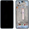 Samsung Galaxy A53 5G (SM-A536B) LCD displej + dotyková plocha + rám modrá - originál GH82-28024C, GH82-28025C