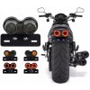 LAMPA ZADNÉ SVETLO STOP NA MOTOR ŠTVORKOLKA 3v1 LED Osvetlenie záznamu