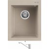 Elleci QUADRA 100 G51 ovsená + Deante CORIO BFC 060M chróm