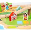 Bigjigs Rail Drevená vláčikodráha a stôl