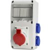 SCAME Zásuvková rozvodnica 633.3WW 5P 400V 1x32A 4x230V