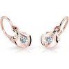 Cutie Diamonds Krásne detské náušnice z ružového zlata s diamantmi C2224-10-10-X-4-D