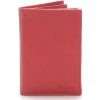 Kožená dokladovka červená - Delami 8220 červená