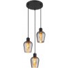 Globo | Globo 15627-3 - Luster na lanku RYAN 3xE27/40W/230V pr. 28,5 cm čierna | GL7475