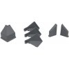 Resopal Sada príslušenstva, Grey, 6 ks, 5127553