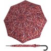 Derby Hit Lang AC Moving Lines Red dámsky holový vystreľovací dáždnik červený