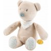 NATTOU Medvedík plyšový mini Jules s hrkálkou 20 cm Romeo, Jules & Sally