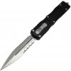 Microtech DIRAC DELTA D/E SATIN PART SERRATE 227-5