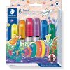 STAEDTLER Noris 2390 gélové farbičky - 6 ks - v škatuľke - trblietavé farby