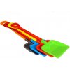 Teddies Lopatka na písek plast 4 barvy 28x4x67cm 12m+