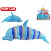 Fidget delfín klik klak 17cm 2farby 12ks v DBX