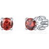 Olivie Strieborné 4mm náušnice PIPPI RED 8361 Ag 925; ≤1,00 g.